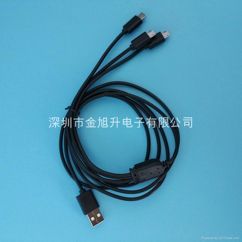三合一手机数据线 可以三个同时传输数据 3