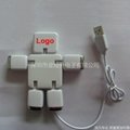 机器人USB集线器适用于公司赠送礼品