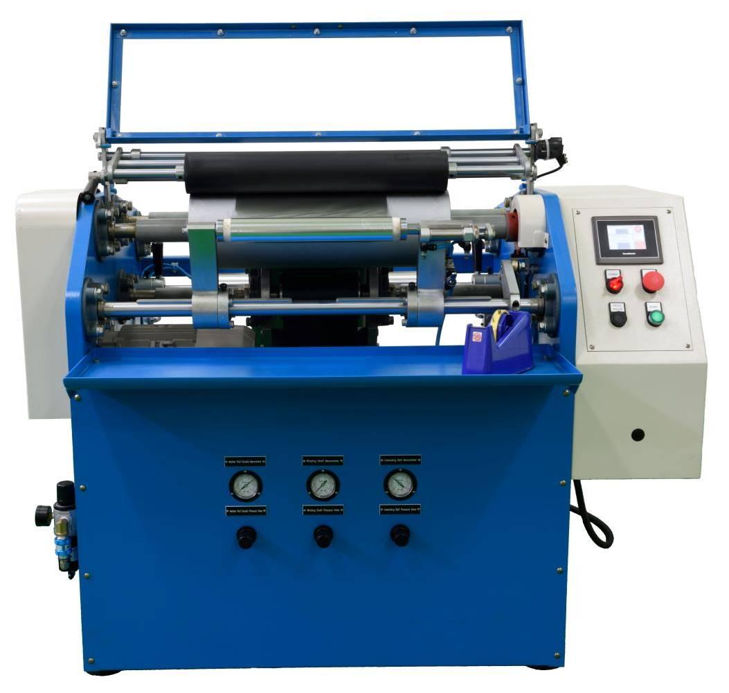 Name SemiAuto Aluminum Foil / Cling Film Rewinder Machine SRBA1S