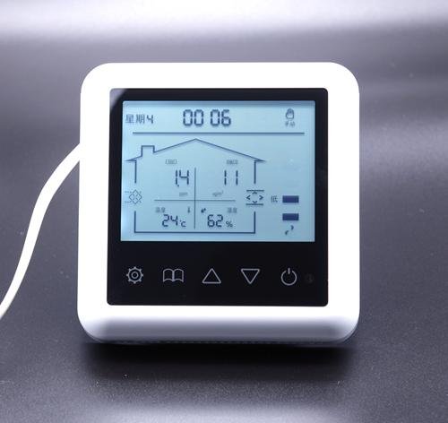多合一智能新風控制器PM2.5/TVOC/溫濕度監測