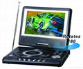 Portable dvd with digital TV and 7 inch screen