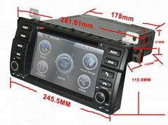 Touch screen car dvd for bmw e46