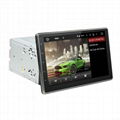 DVD car android with 10.1 inch touch screen and slide down monitor 3