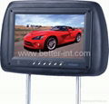 9 inch headrest monitor with pillow