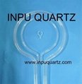 Milky quartz tube for heater with any sharp