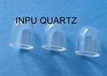 quartz glass sleeve and one end sealed quartz tube