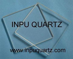 Quartz glass plate