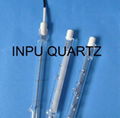 Quartz heate halogen lamp and halogen