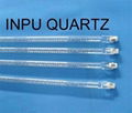 Quartz heate halogen lamp and halogen heater elements