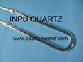 Carbon heater elements and carbon fiber quartz tubing with U sharp 