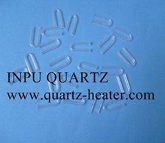 U sharp quartz tube