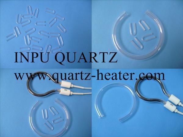 U sharp quartz tube 2