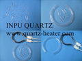 U sharp quartz tube