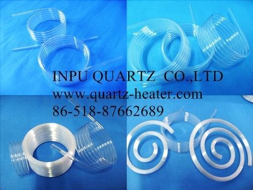 spiral quartz tube(helix ,spring)