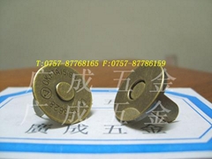 18mm nickel color ultra-thin strong magnetic buckle