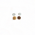 14MM rolled light gold embossed ultra-thin magnetic button 5