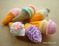 miniature cake bread icecream donut bicuit jewelry dollhouse fairy garden models