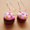 polymer clay charm mini food candy hamburger cake icecream biscuit  bread