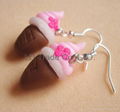 polymer clay charm mini food candy hamburger cake icecream biscuit  bread