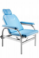 不鏽鋼可躺輸液椅　醫用皮革豪華輸液椅