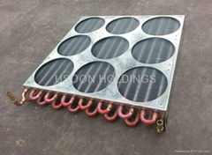 Evaporator and condenser