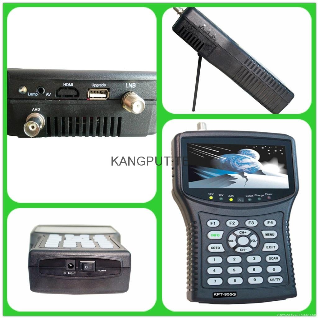 KPT-955G+  (尋星儀高清信號測試+同軸AHD/模擬攝像頭顯示） 5