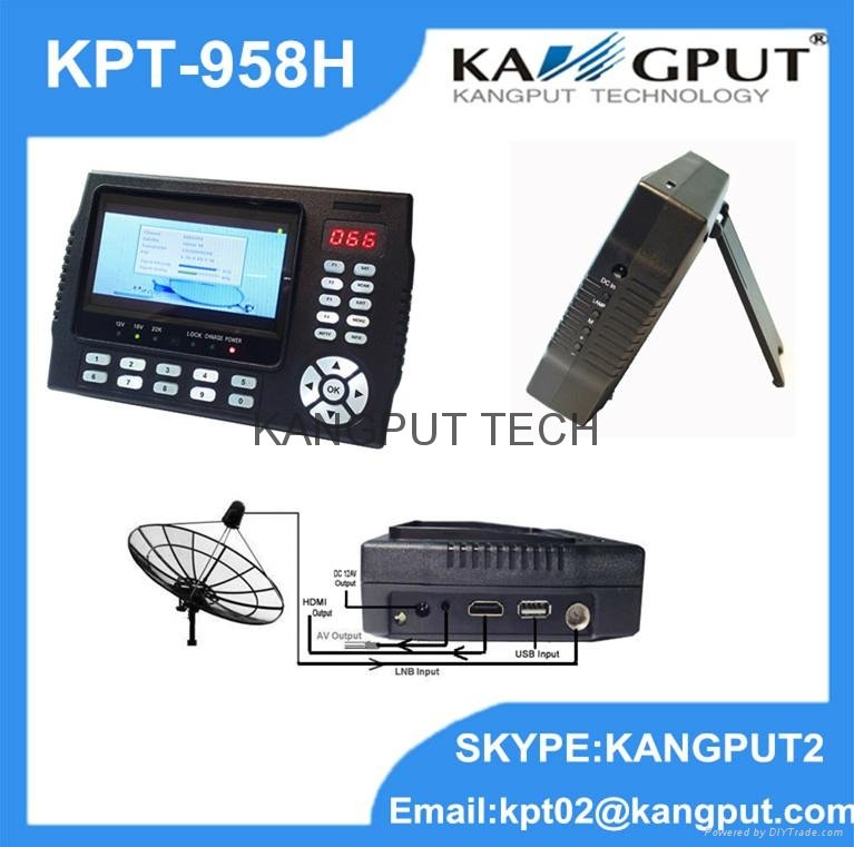 Factory Price HD Putout Satellite Finder For Signal Test & Signal Alarm KPT-958H