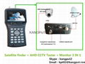 Factory Price Satellite Finder + AHD CCTV Tester + Monitor 3 In 1 Meter