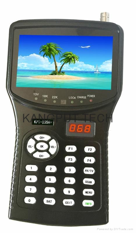 HD Output Satellite Finder AHD CCTV Test Meter KPT-255H+ 3