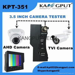 New Product Mini 3.5 Inch CCTV Camera Tester For AHD and TVI