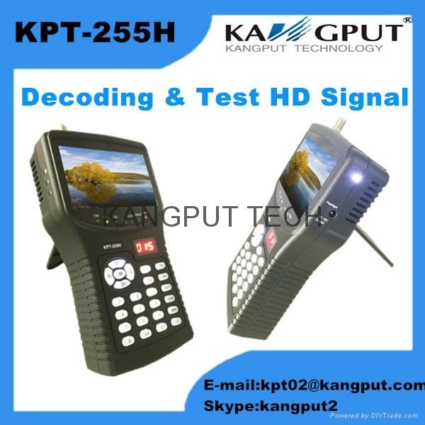 Test HD Signal DVB-S/S2 MPEG4 With HDMI Output KPT-255H