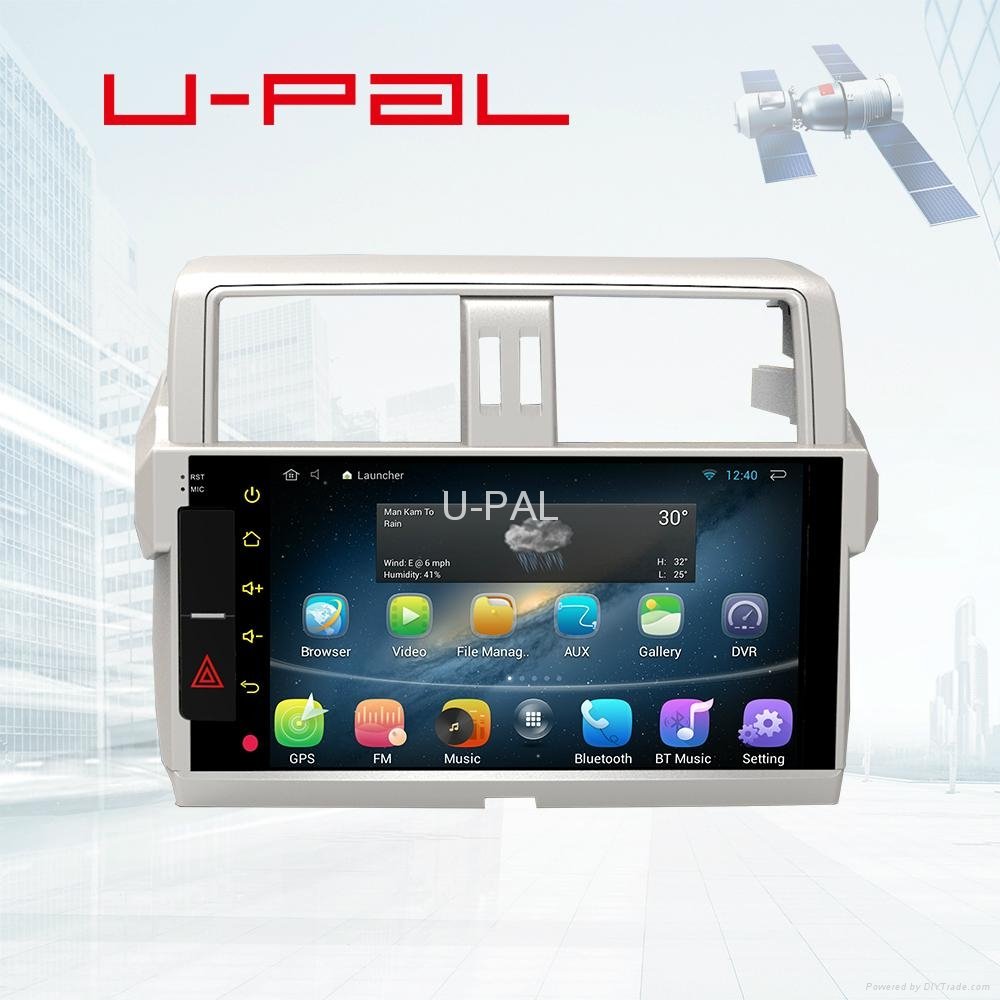 Android GPS Car Navigation System with 10.1" Digital Display for Toyota Prado