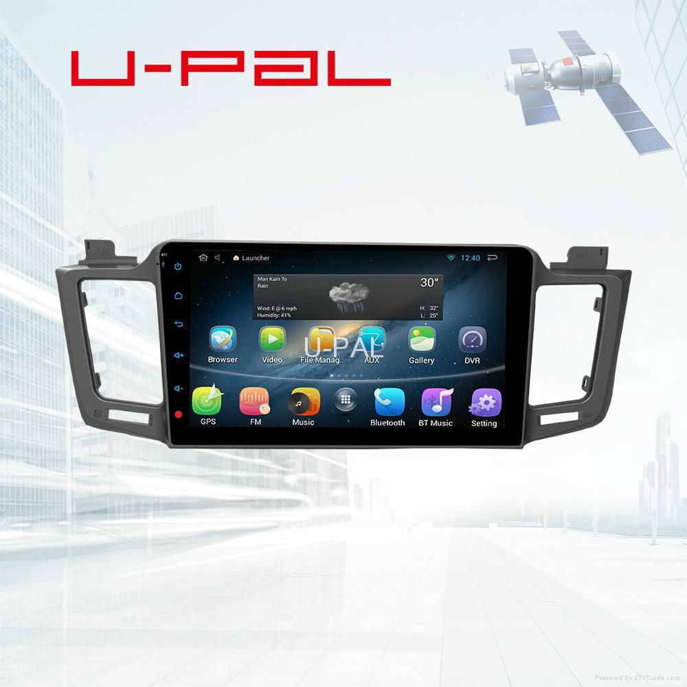 10.1" Android 4.4 Full Touch 1024x600 Car GPS Navi DVR TPMS For Toyota RAV4 2014