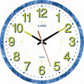 TG-0593 Qiuet Luminous Number Wall Clock