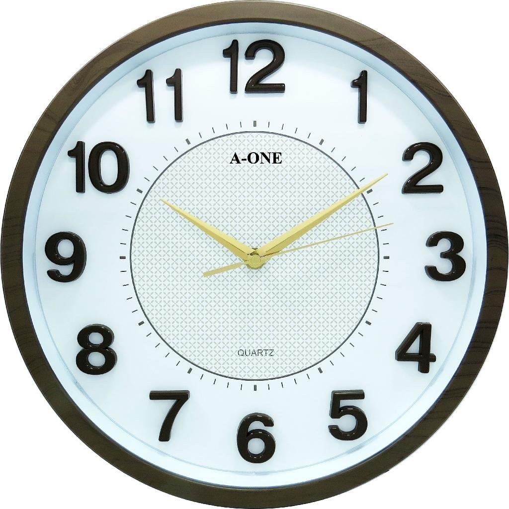 TG-0253 Classic Walll Clock with 3D Numbers 3