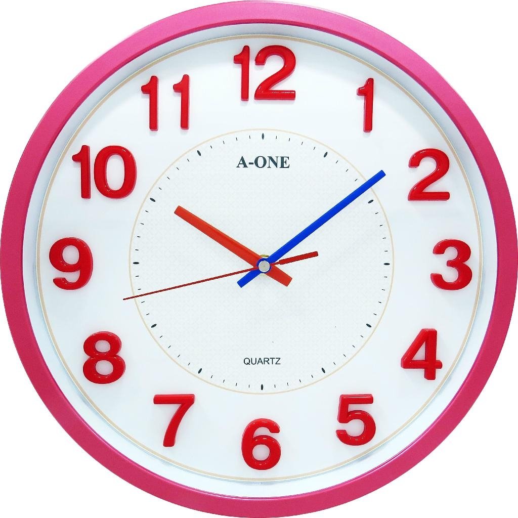 TG-0253 Classic Walll Clock with 3D Numbers