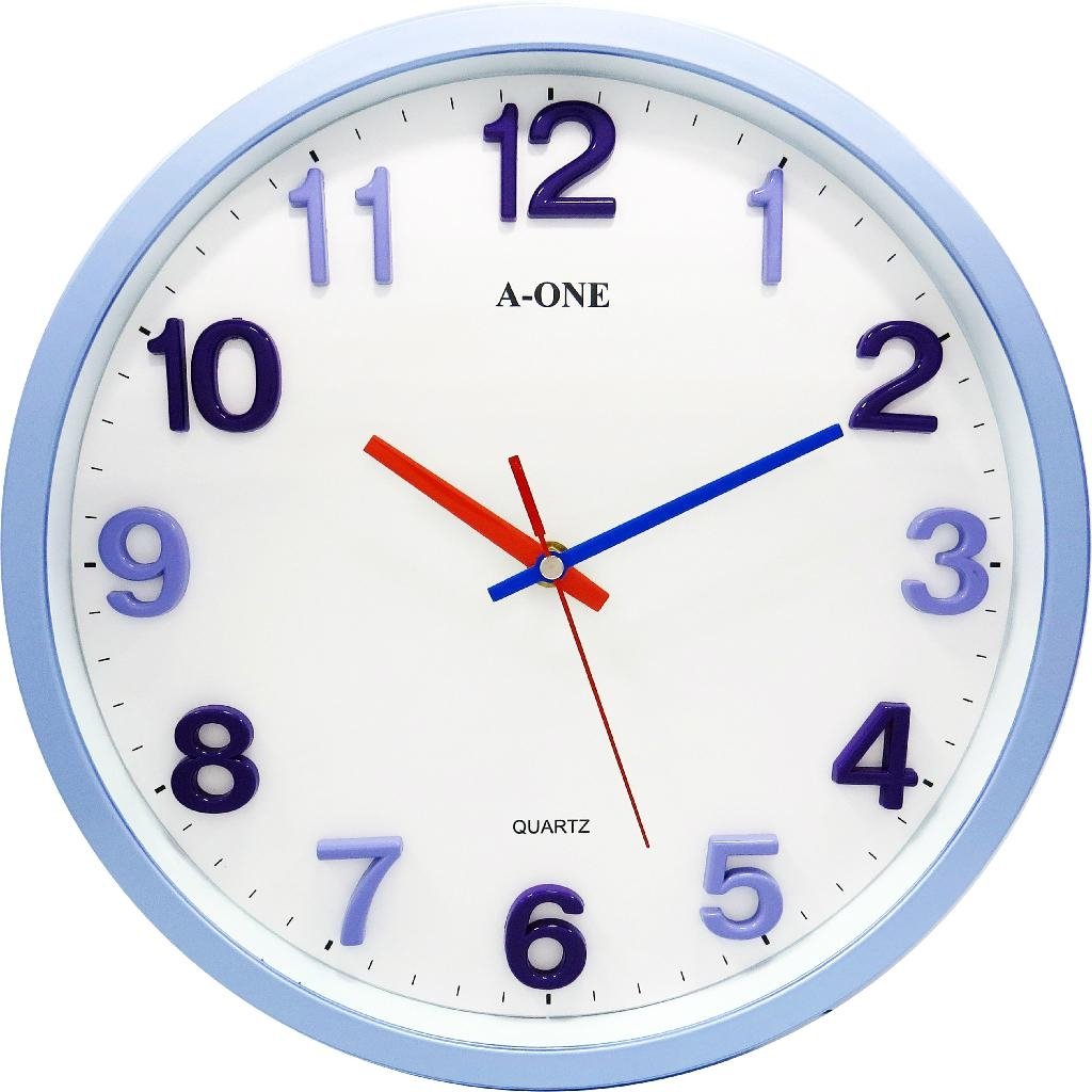 TG-0253 Classic Walll Clock with 3D Numbers 5