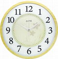 TG-0256 Woody Frame+Glass printed Clock