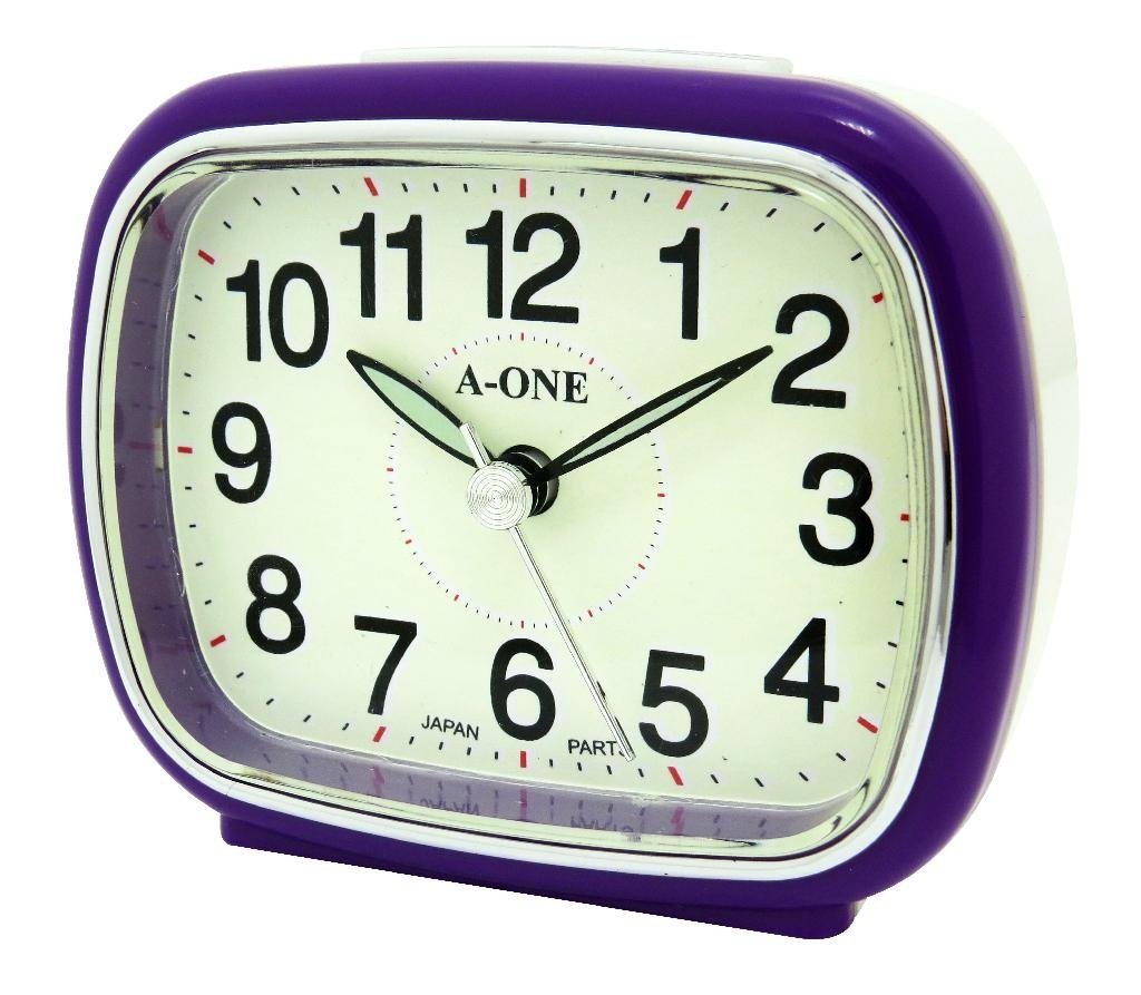 TG-0147 Classical Luninous Aluminum Dial Alarm Clock 4