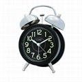 TG-0156 Style of Simplicity Twin Bell Alarm Clock 2