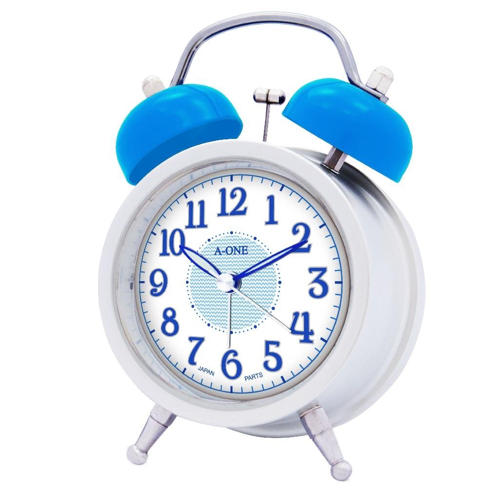 TG-0157 Fashion Diamond Twin Bell Alarm Clock 4