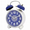 TG-0159 Colorful Aluminum Twin Bell Alarm Clock 4