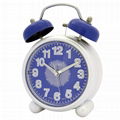 TG-0159 Colorful Aluminum Twin Bell Alarm Clock