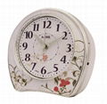 TG-0155 Artistic Flower Music Alarm Clock 2