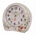 TG-0155 Artistic Flower Music Alarm Clock