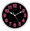 TG-0315 Colorful Number Wall Clock