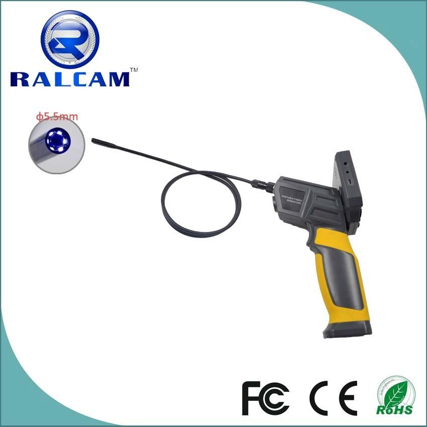 Car Engine Drain Pipe/Sewer Handheld Industrial Video Inspection Endoscope