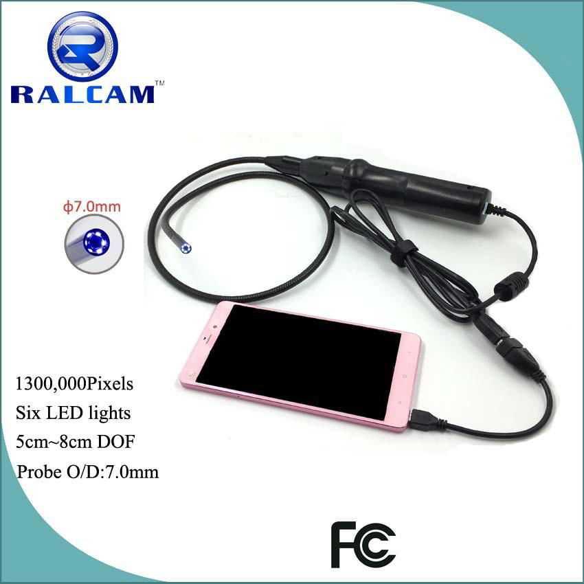 Waterproof 1.3MP USB Handheld Android Borescope Camera