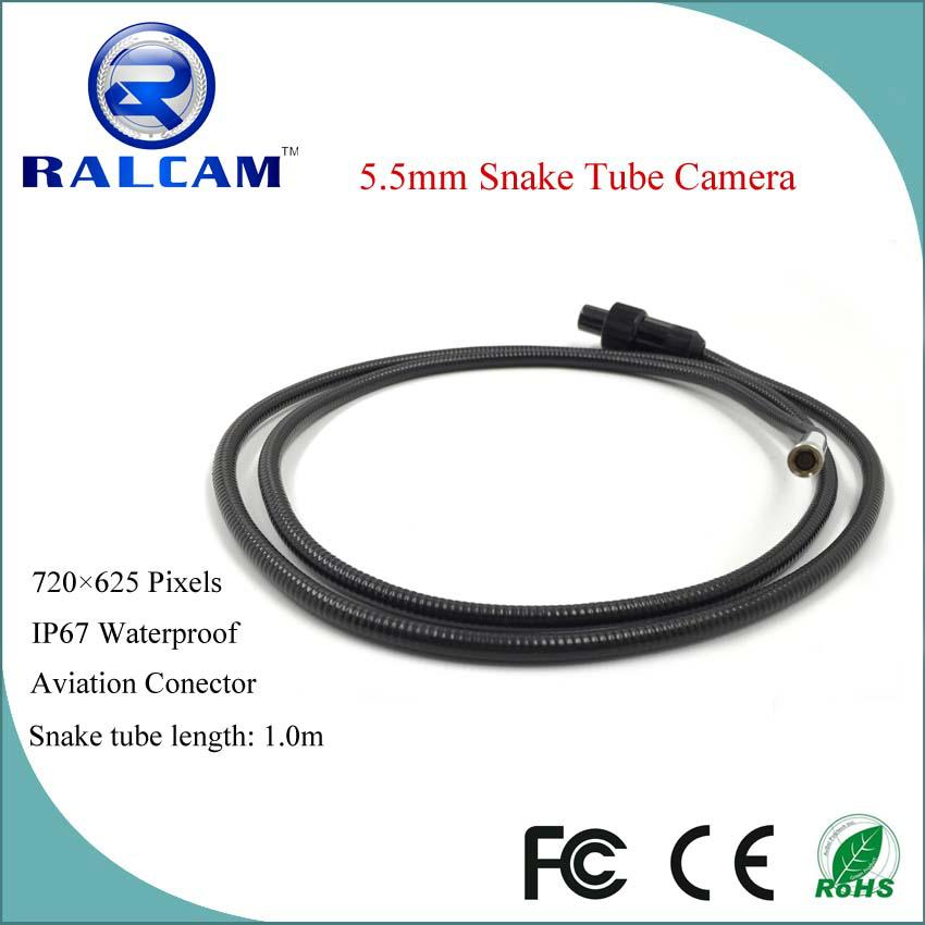 D5.5mm flexible snake tube camera for 4pin or 5pin connector dispaly screen 3