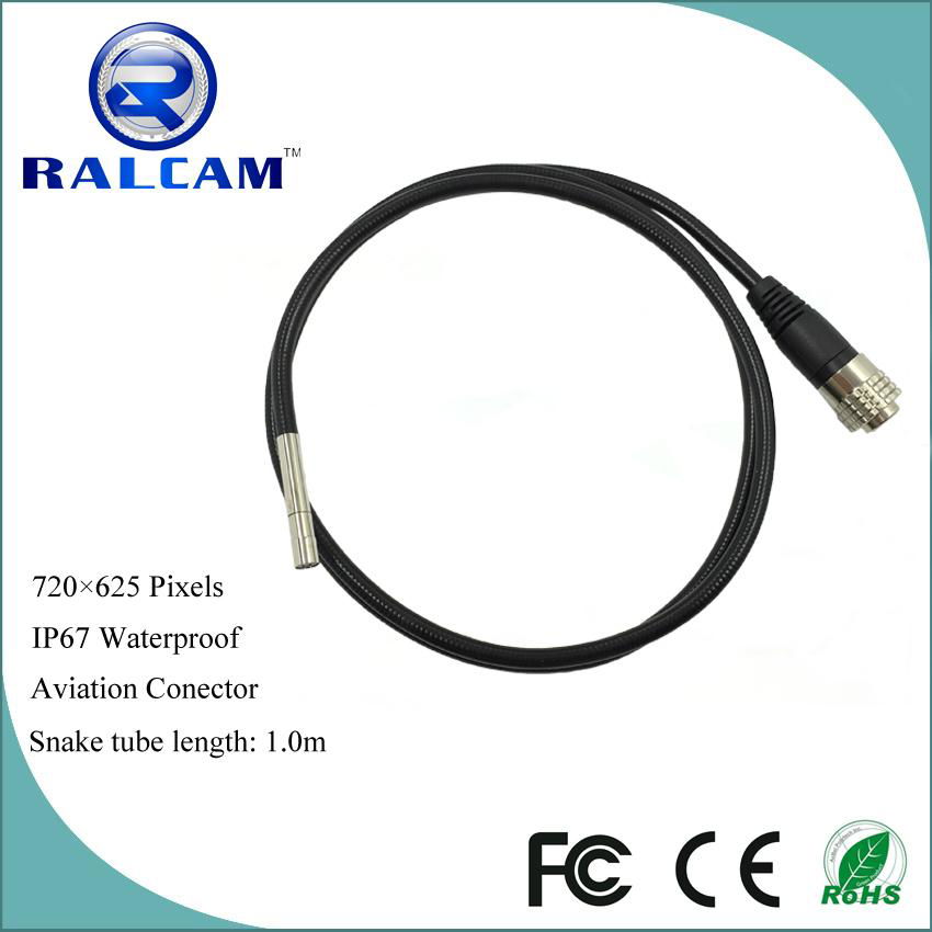 D5.5mm flexible snake tube camera for 4pin or 5pin connector dispaly screen